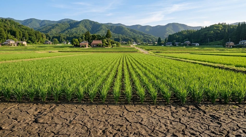 水田の中干しを1週間延ばすだけで収入が増える？J-クレジットで農業×環境を両立する新戦略（イメージ画像）